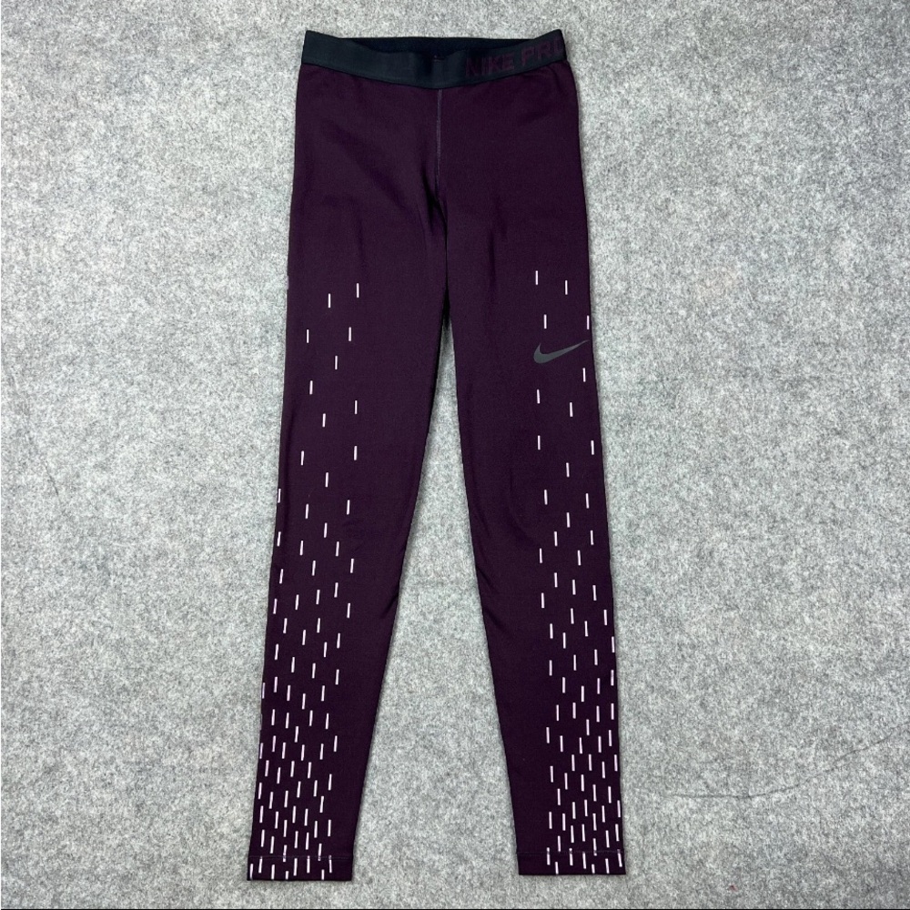 Nike Women's Plum Leggings with Black Details